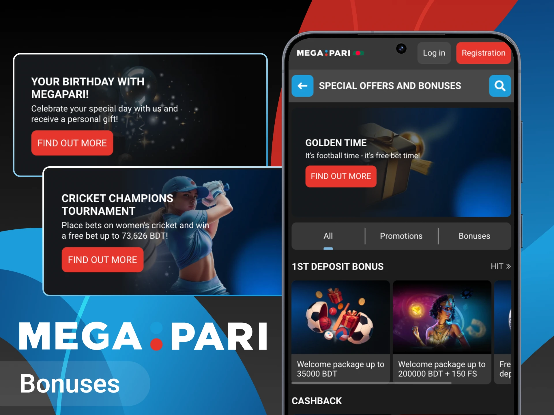 Megapari online casino offers players a wide range of sports and casino bonuses.